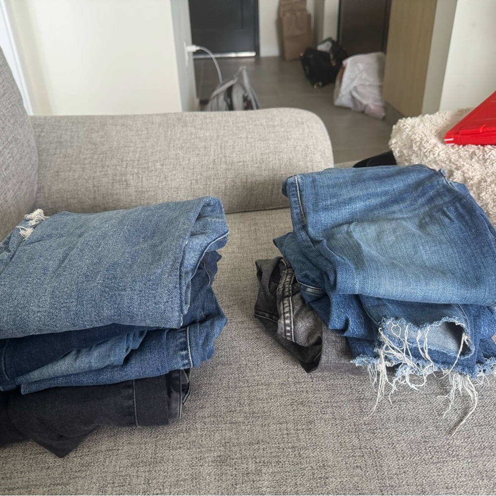 Women’s Jeans Bundle – 8 Pairs Size [Small, 2, 3] – Mango, H&M & More